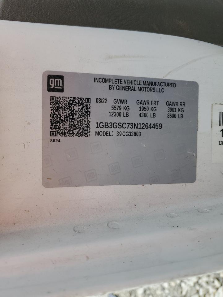 2022 Chevrolet Express G3500 VIN: 1GB3GSC73N1264459 Lot: 57674224
