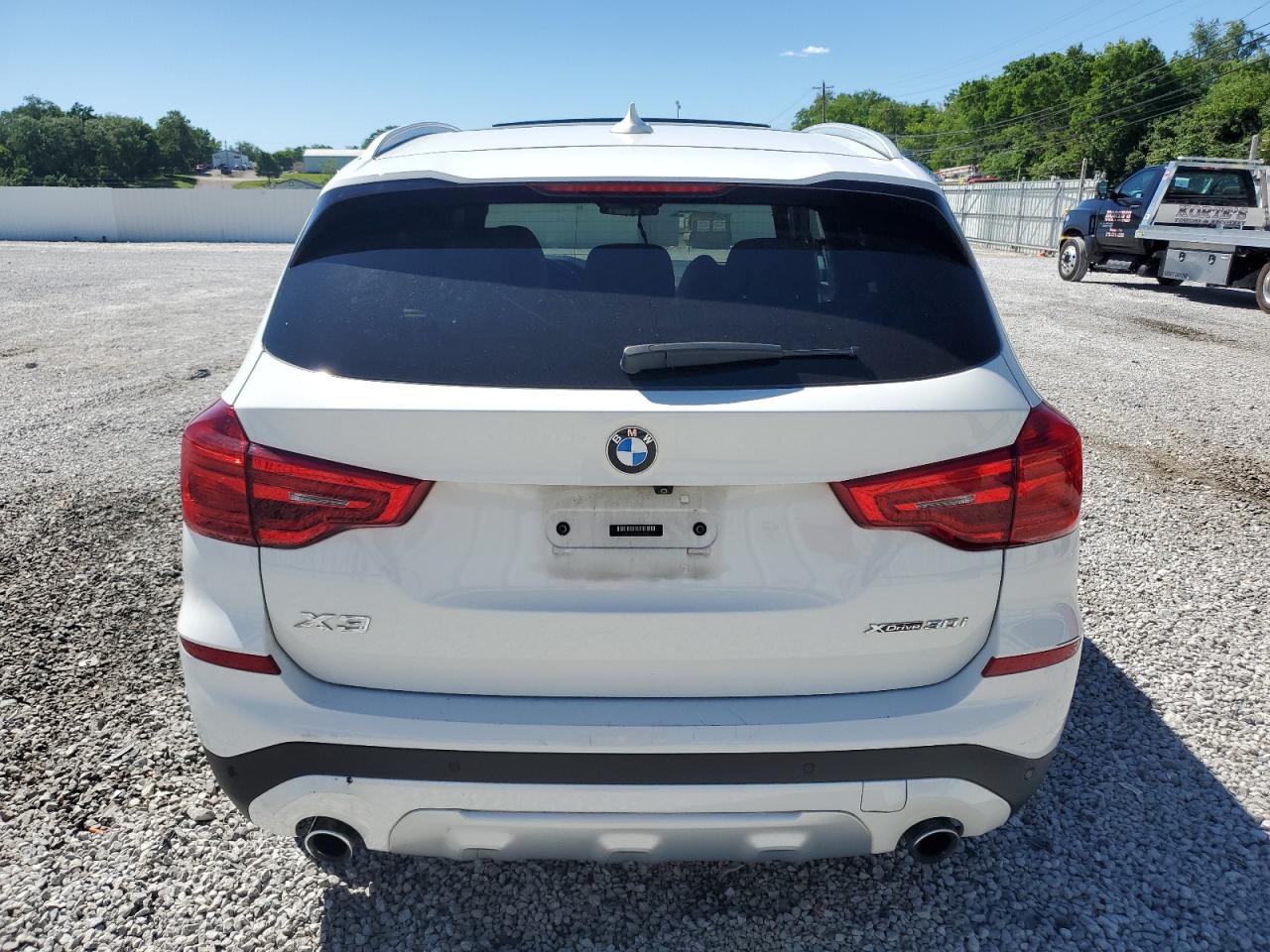 2019 BMW X3 xDrive30I VIN: 5UXTR9C59KLE15853 Lot: 56856854