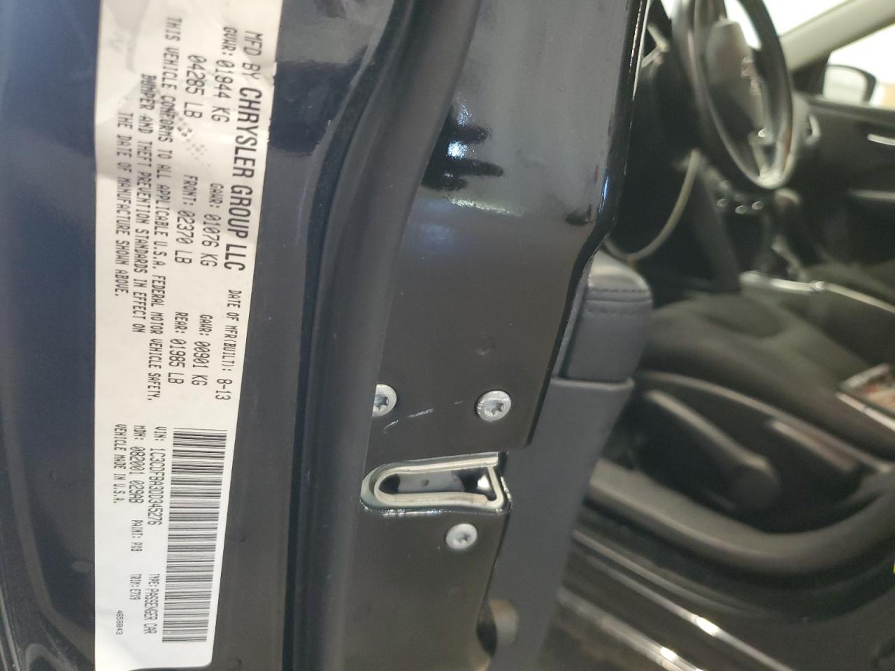 2013 Dodge Dart Sxt VIN: 1C3CDFBA3DD345276 Lot: 60274684