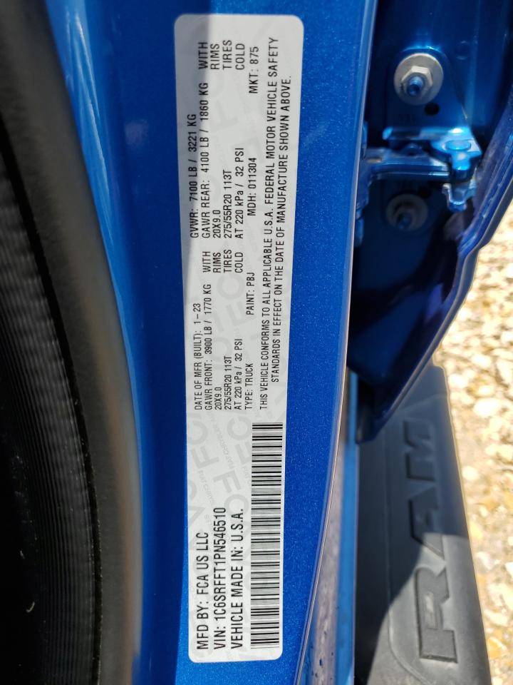 2023 Ram 1500 Big Horn/Lone Star VIN: 1C6SRFFT1PN546510 Lot: 57769444