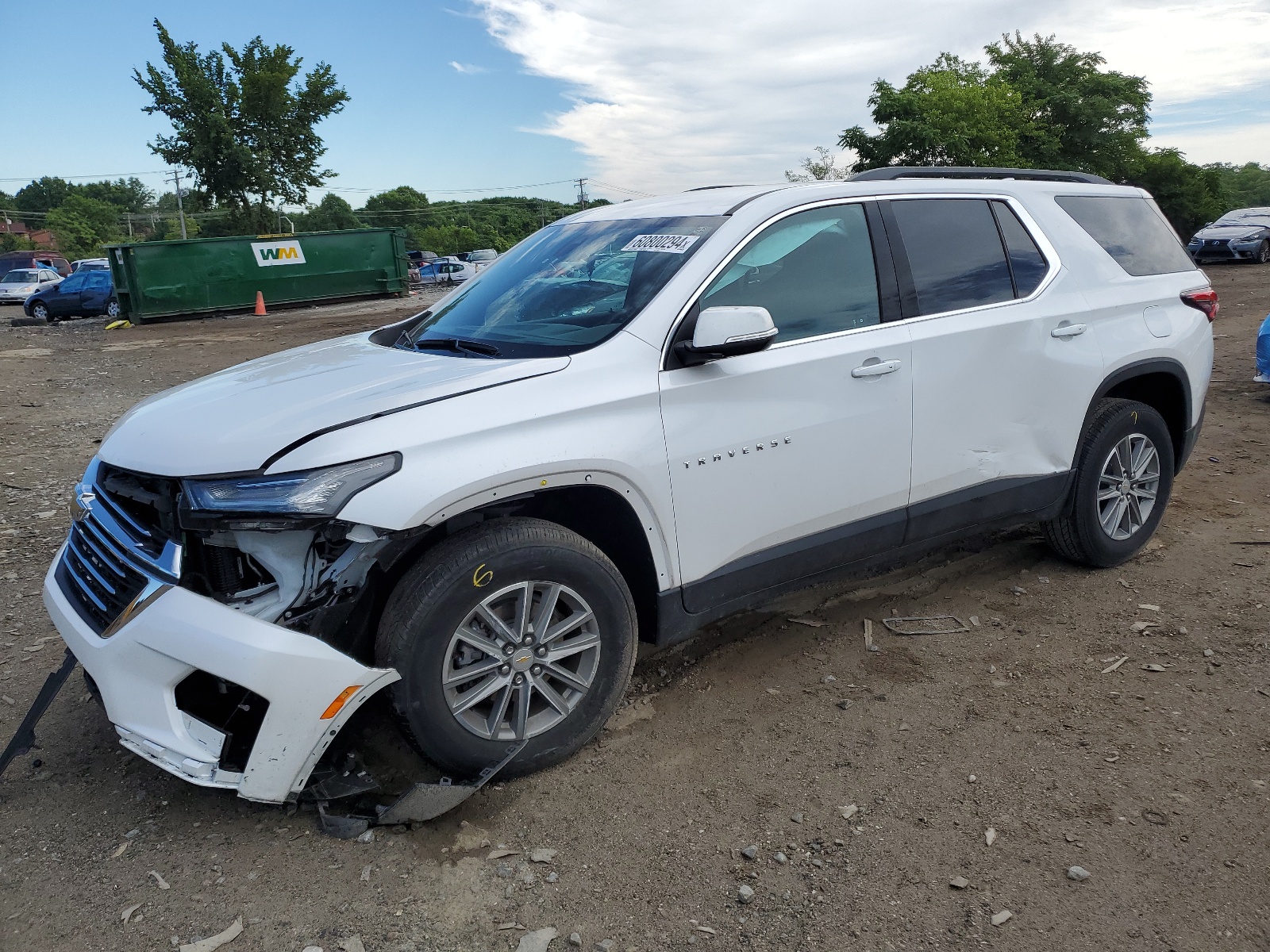 1GNERGKW9PJ259023 2023 Chevrolet Traverse Lt