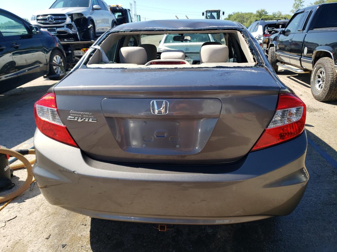 2012 Honda Civic Lx VIN: 19XFB2E55CE007705 Lot: 60765674