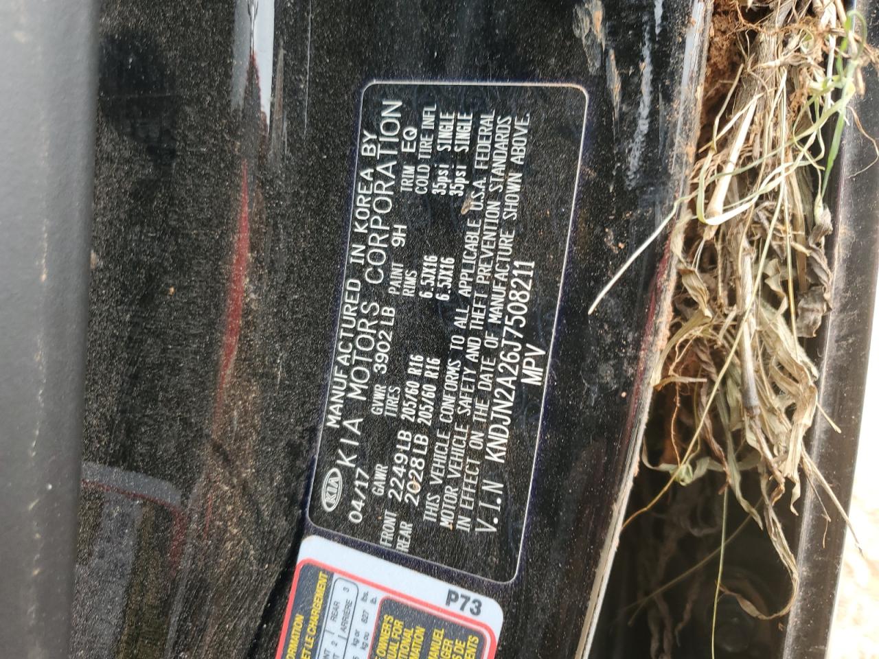 2018 Kia Soul VIN: KNDJN2A26J7508211 Lot: 58731644