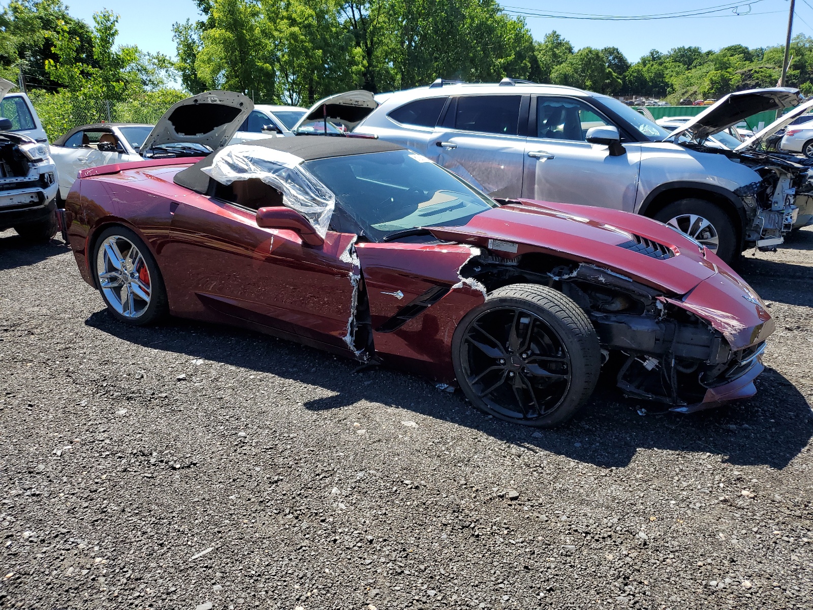 2019 Chevrolet Corvette Stingray 2Lt vin: 1G1YD3D73K5107252