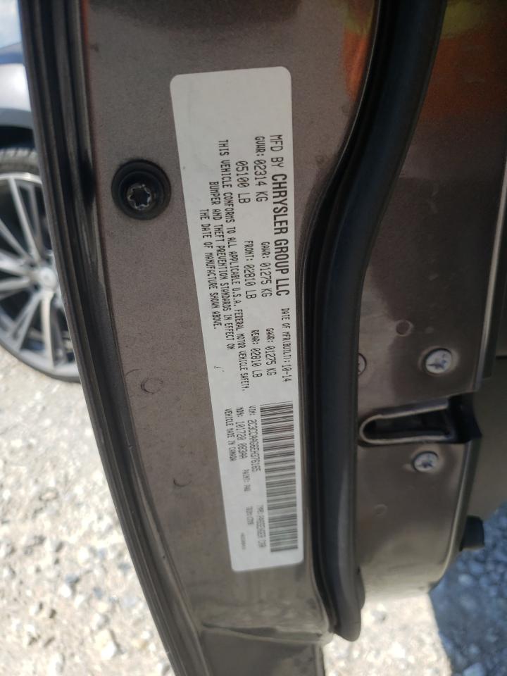 2014 Chrysler 300 VIN: 2C3CCAAG6EH376165 Lot: 57702974