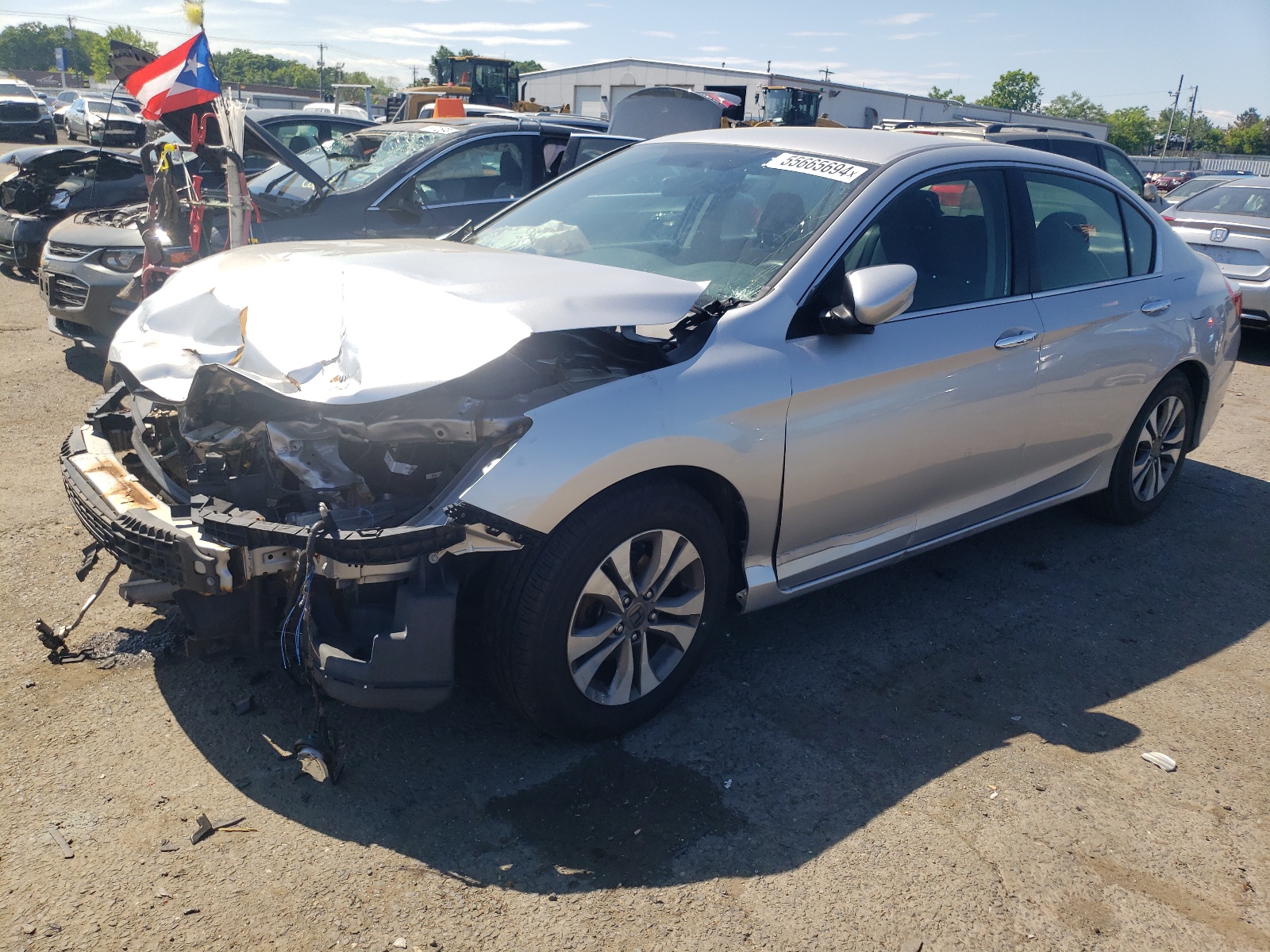 1HGCR2F34EA047146 2014 Honda Accord Lx