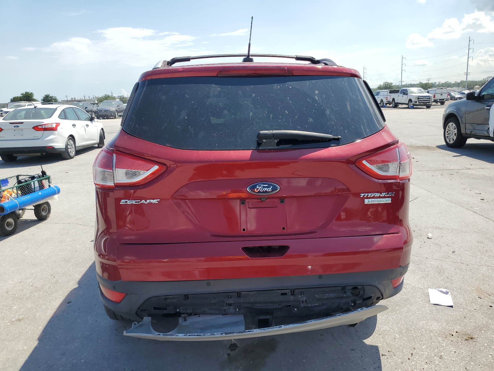 1FMCU0J98DUA70421 2013 Ford Escape Titanium