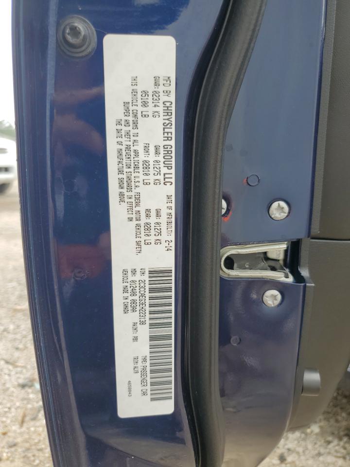 2014 Chrysler 300C VIN: 2C3CCAEG3EH223138 Lot: 59410924