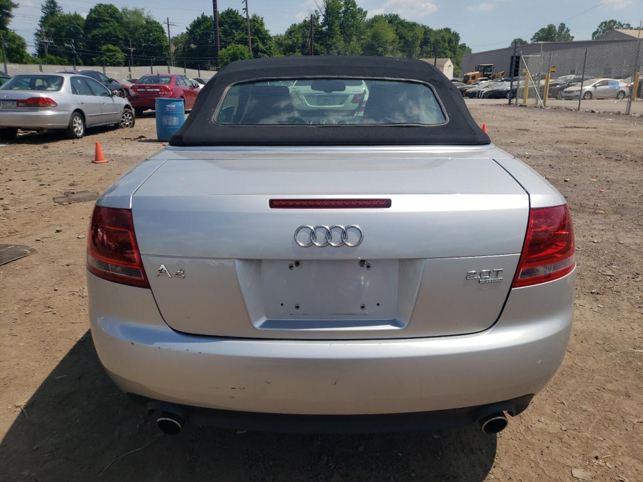 2007 Audi A4 2.0T Cabriolet Quattro VIN: WAUDF48H07K028927 Lot: 86995154