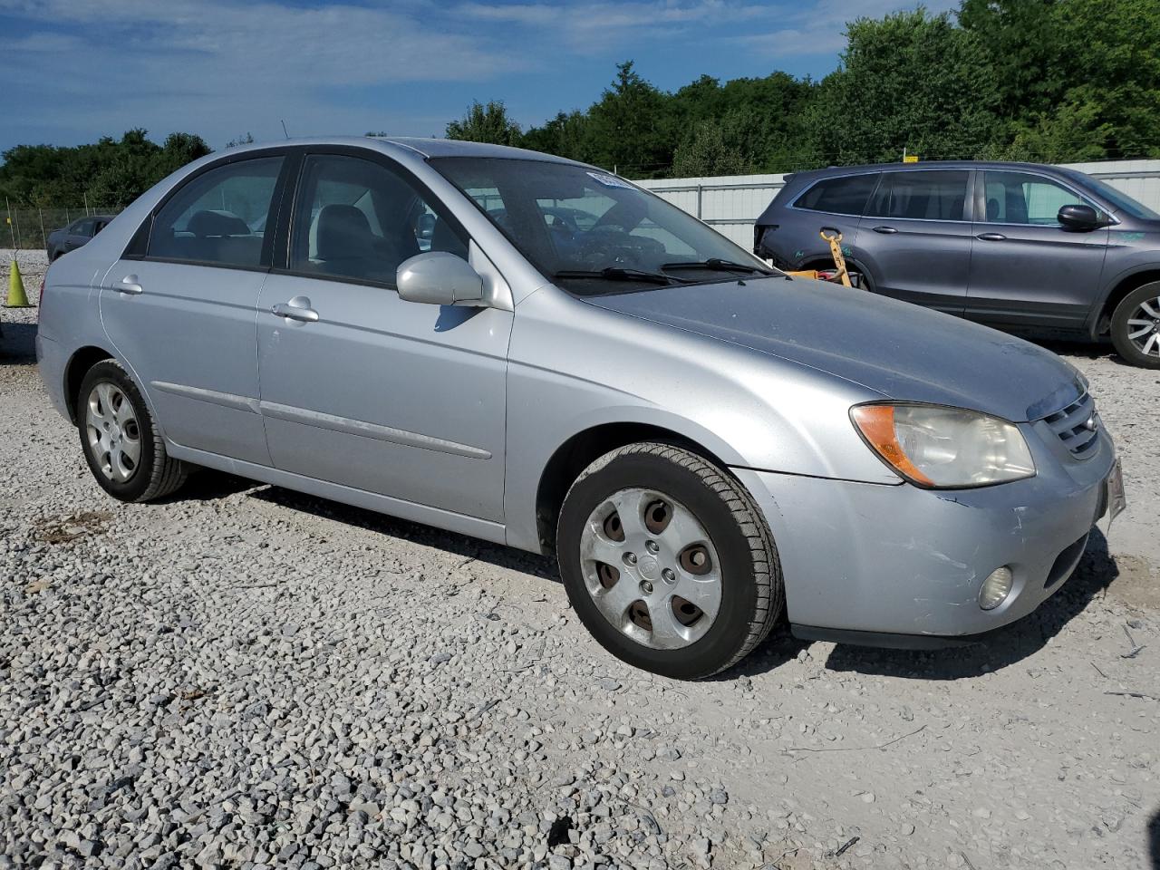 2005 Kia Spectra Lx VIN: KNAFE121655176582 Lot: 60313614