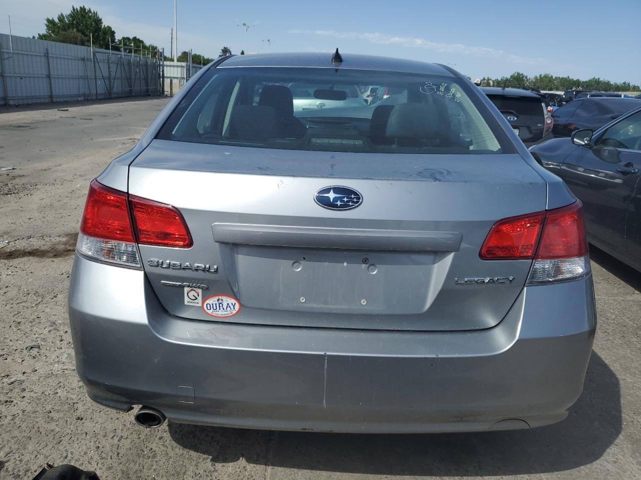 2011 Subaru Legacy 2.5I Premium VIN: 4S3BMBF64B3213491 Lot: 59796474