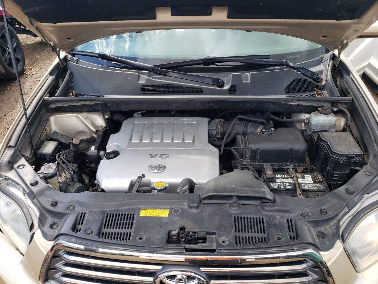 2008 Toyota Highlander Sport VIN: JTEES43A582109352 Lot: 52690434