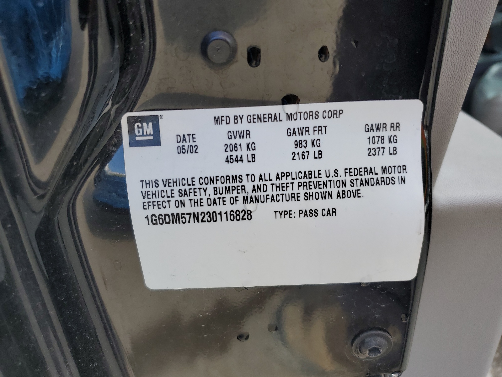 1G6DM57N230116828 2003 Cadillac Cts