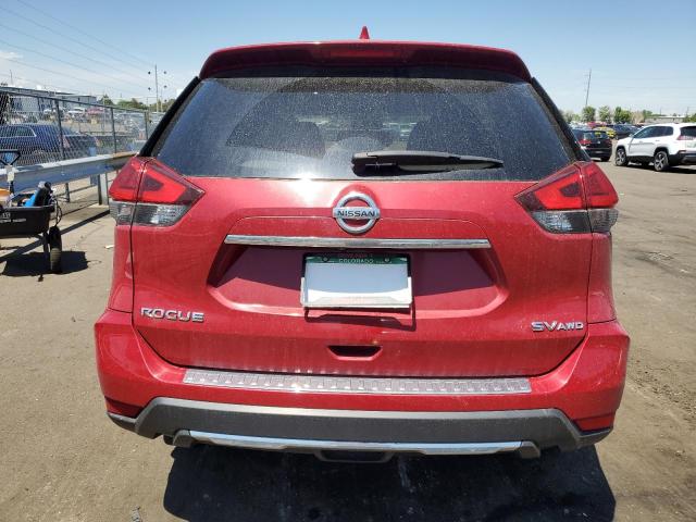  NISSAN ROGUE 2017 Czerwony