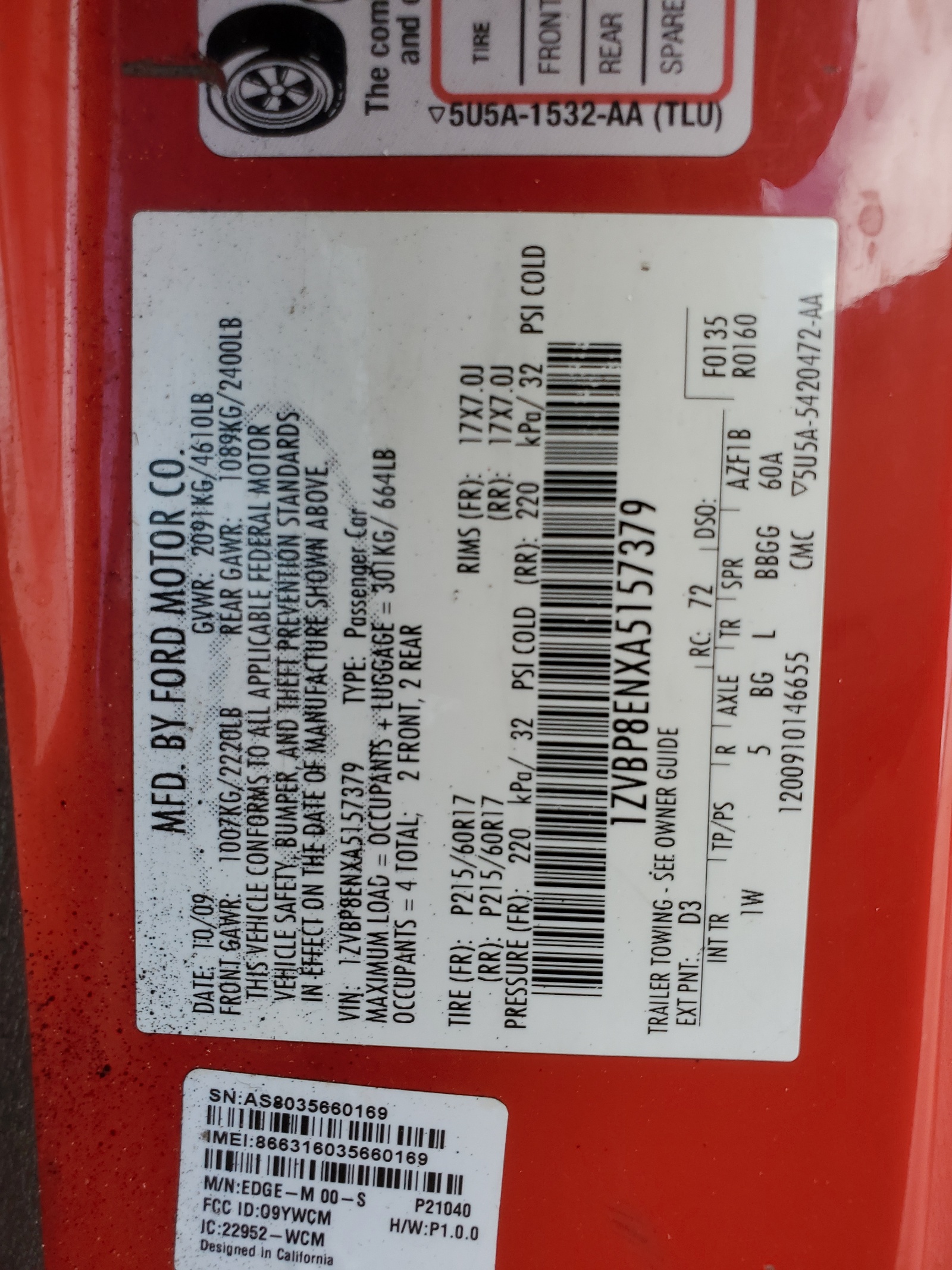 1ZVBP8ENXA5157379 2010 Ford Mustang