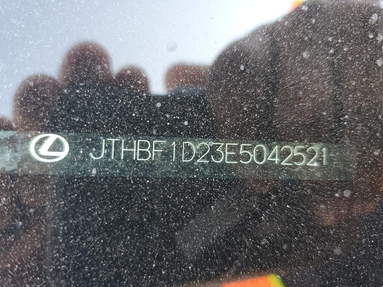 2014 Lexus Is 250 VIN: JTHBF1D23E5042521 Lot: 59081894