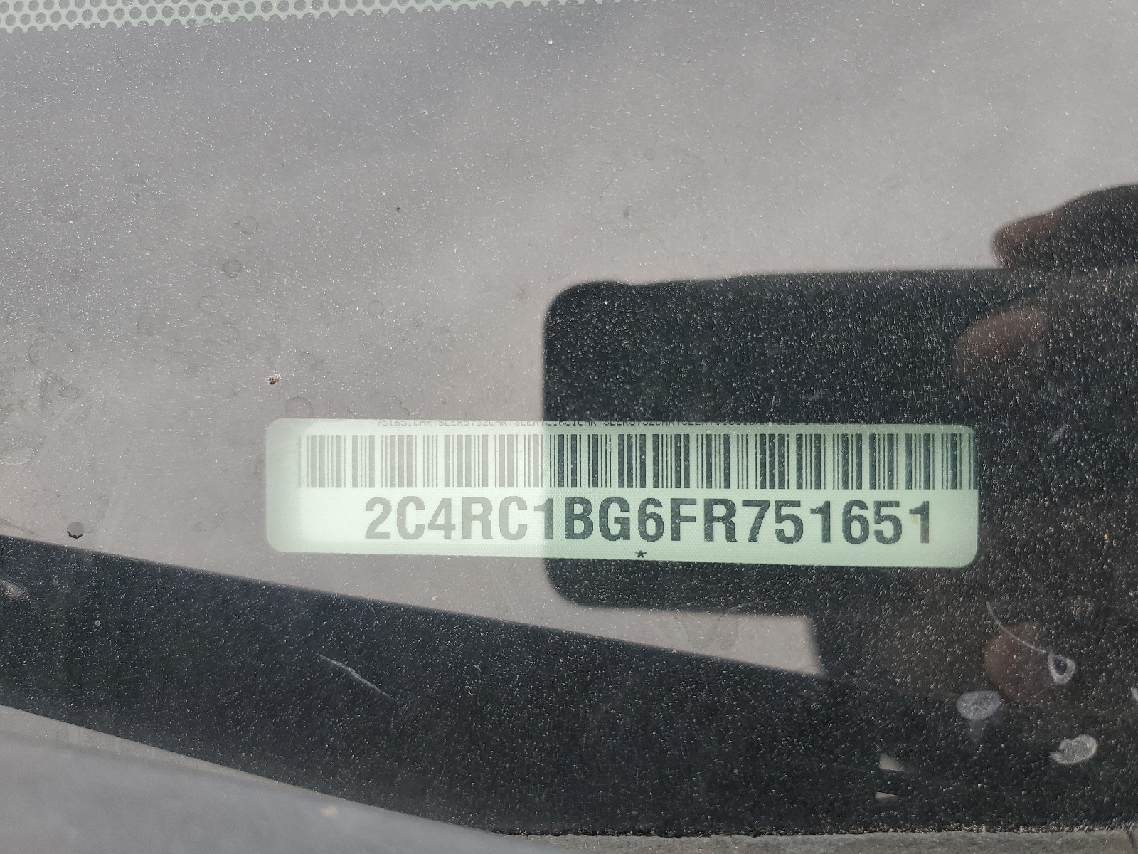 2C4RC1BG6FR751651 2015 Chrysler Town & Country Touring