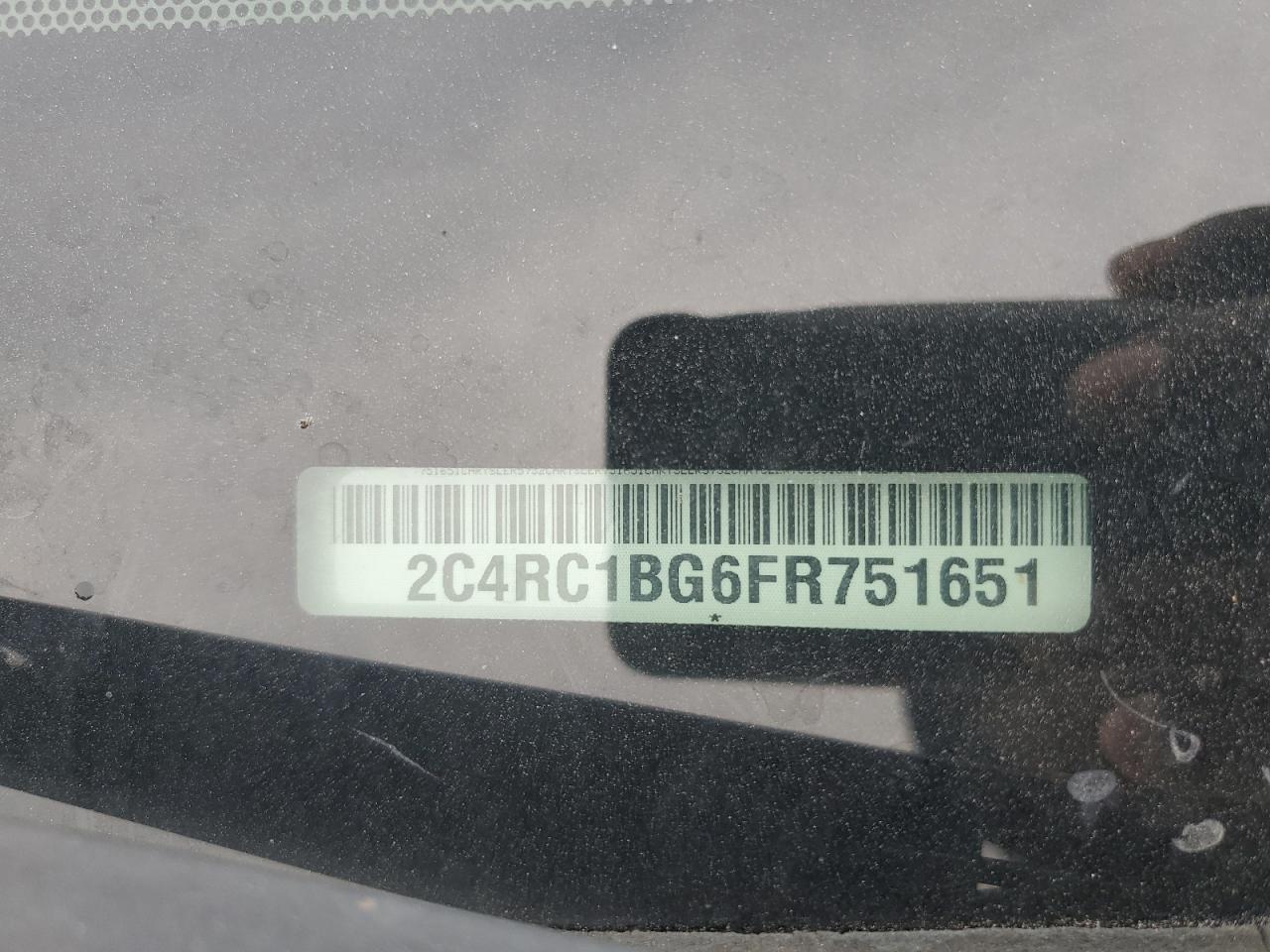 2015 Chrysler Town & Country Touring VIN: 2C4RC1BG6FR751651 Lot: 57047404