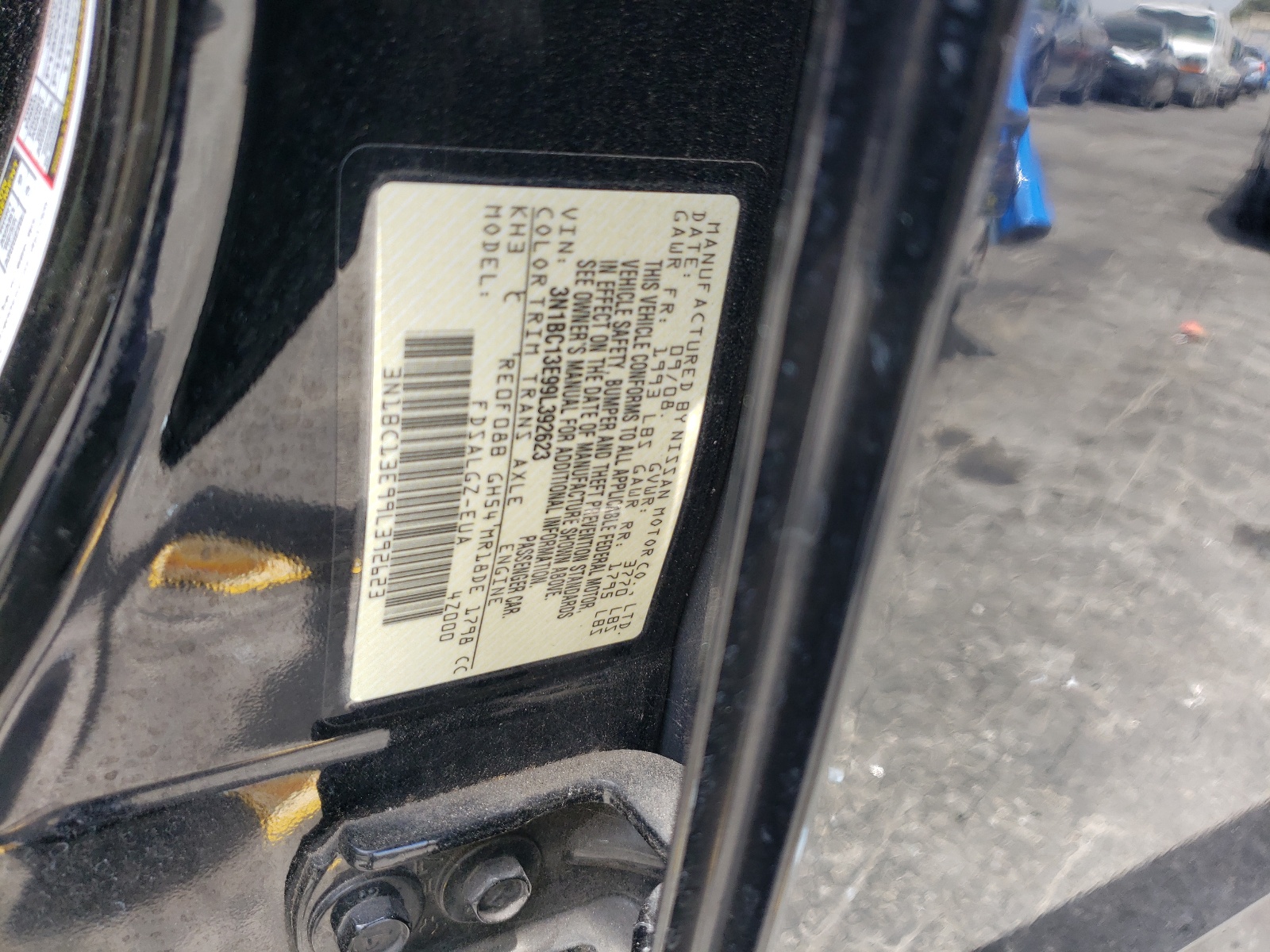 3N1BC13E99L392623 2009 Nissan Versa S