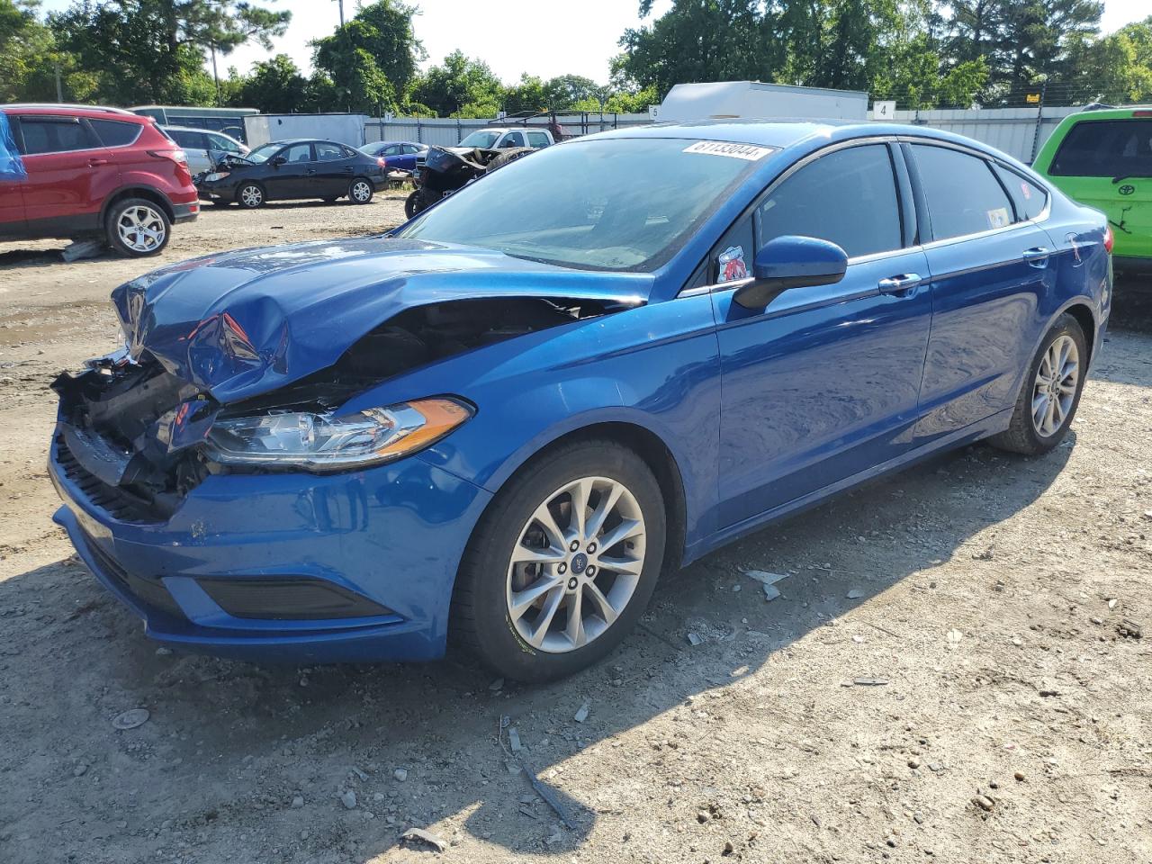 2017 Ford Fusion Se VIN: 3FA6P0H72HR237162 Lot: 61133044