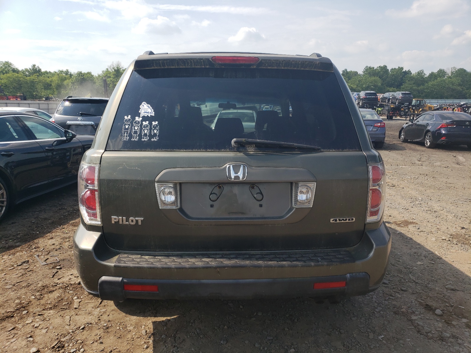 2HKYF18416H523537 2006 Honda Pilot Ex