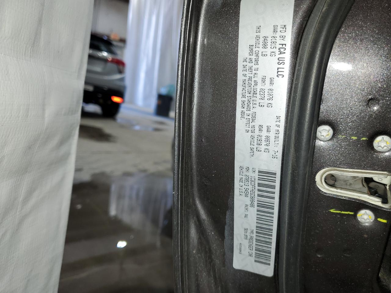 2016 Dodge Dart Sxt Sport VIN: 1C3CDFFH2GD808486 Lot: 61146514