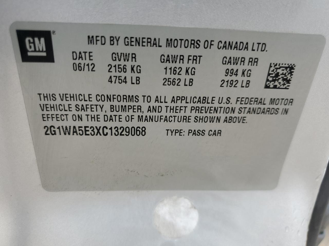 2012 Chevrolet Impala - Image 15