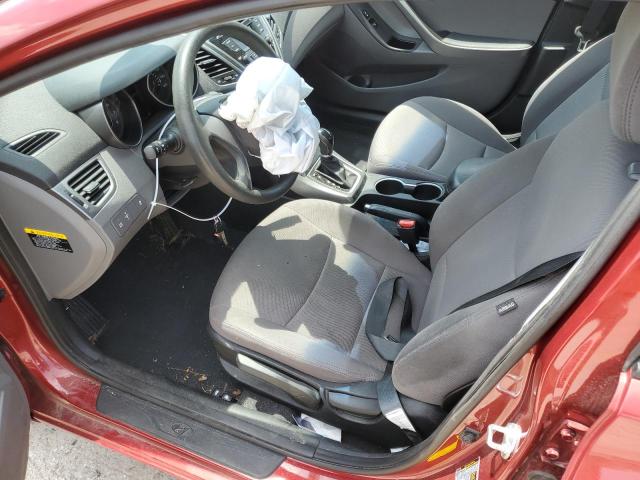  HYUNDAI ELANTRA 2016 Красный