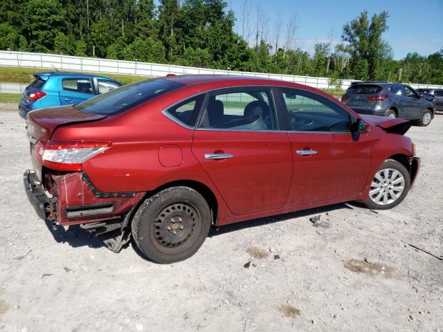  NISSAN SENTRA 2015 Czerwony