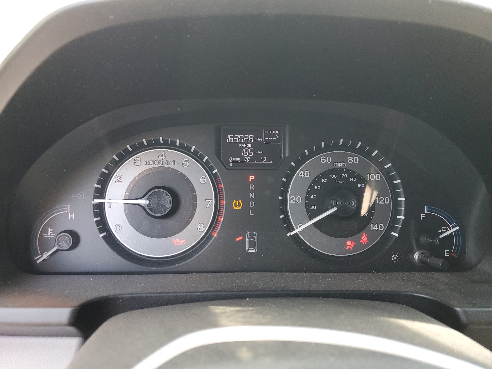 5FNRL5H61CB034166 2012 Honda Odyssey Exl