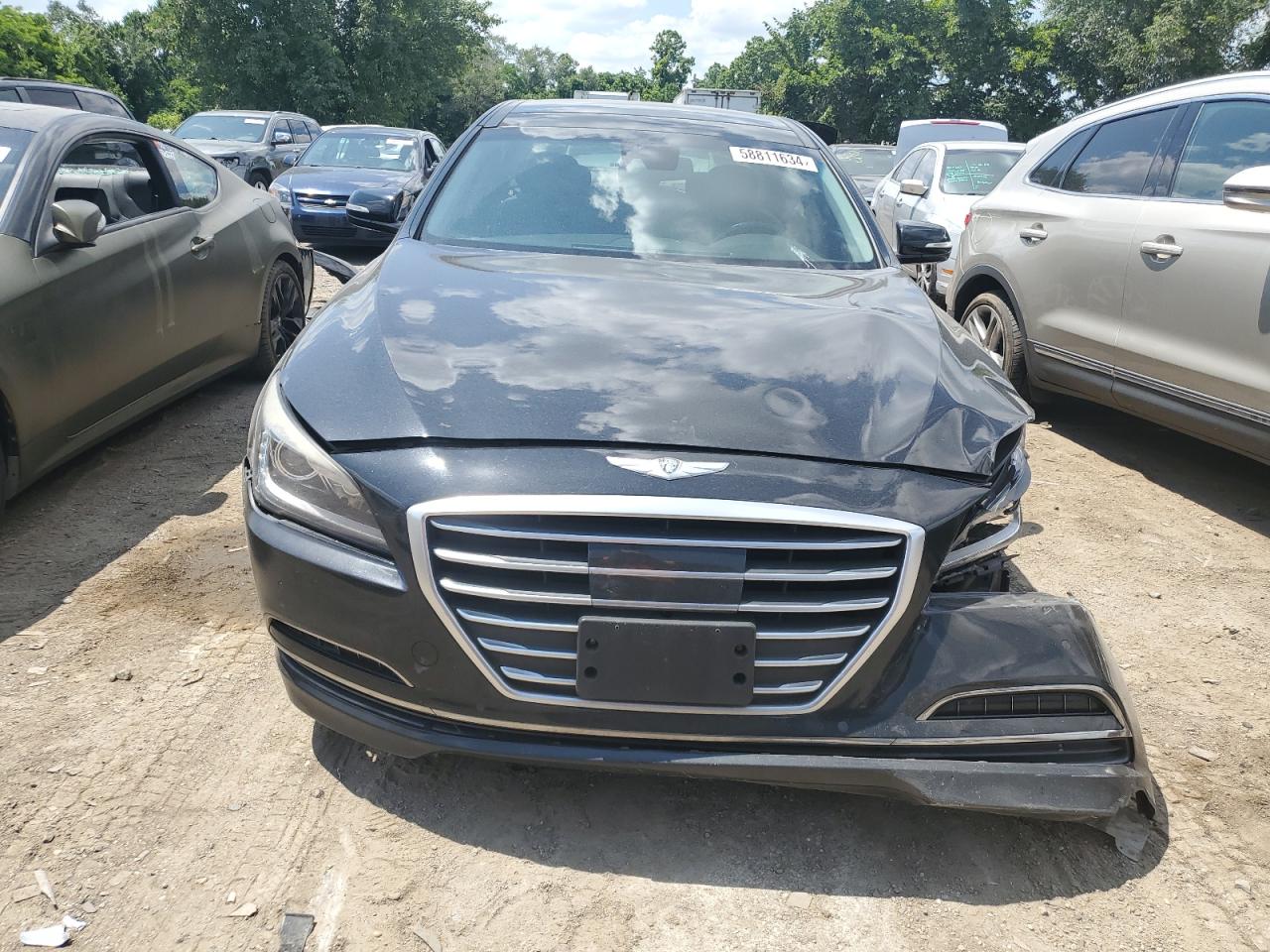 2015 Hyundai Genesis 3.8L VIN: KMHGN4JE7FU075597 Lot: 58811634