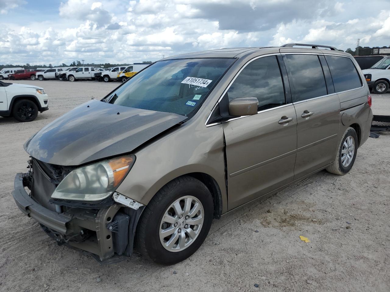 2010 Honda Odyssey Exl იყიდება Houston-ში, TX - Front End