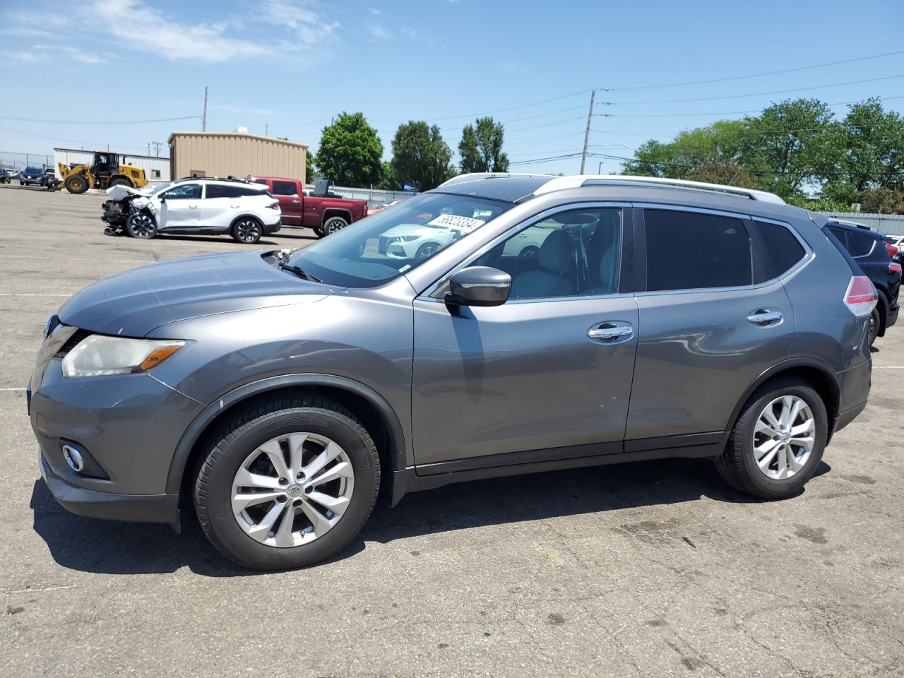 2015 Nissan Rogue S VIN: KNMAT2MT2FP540901 Lot: 58823334