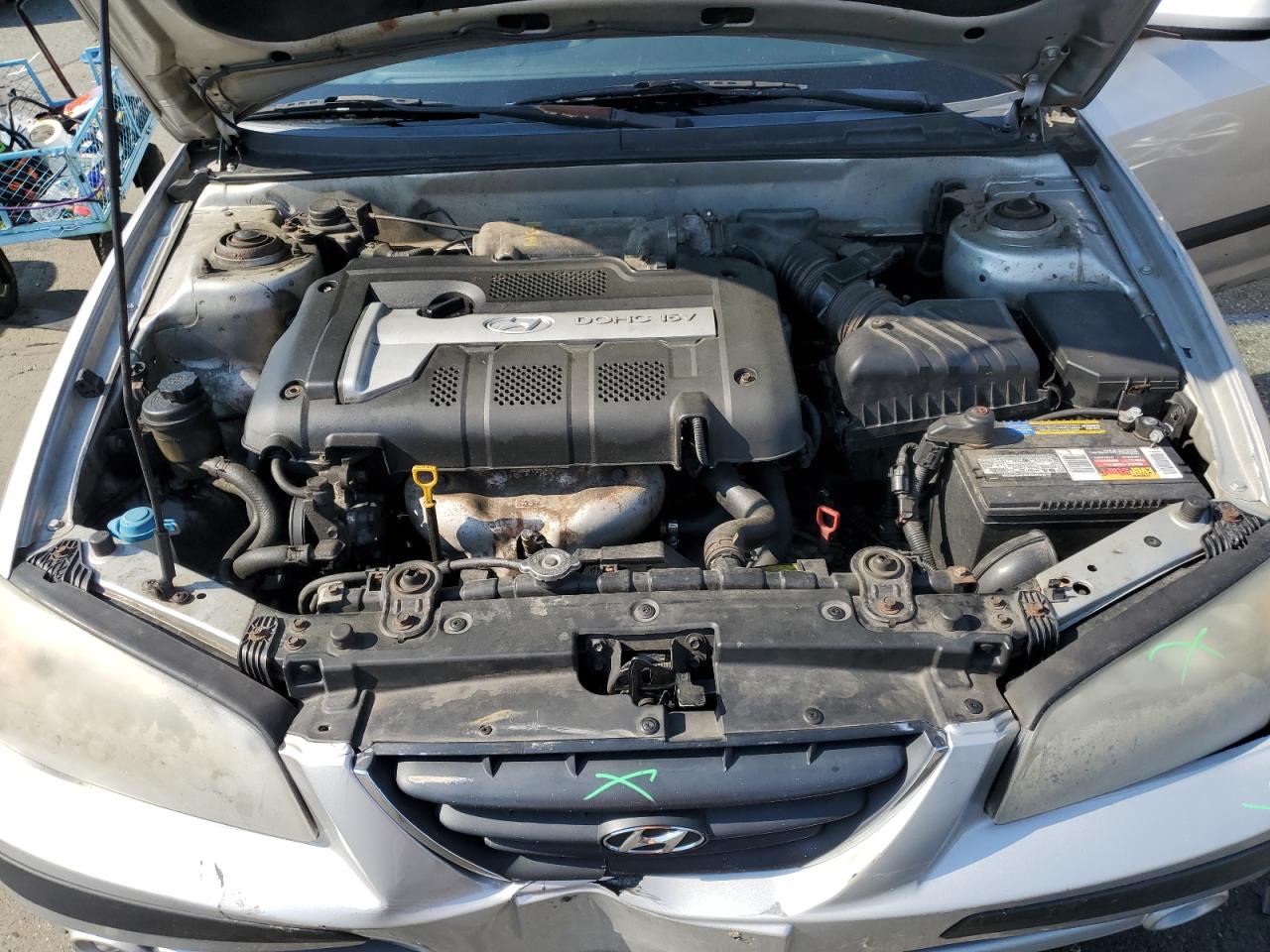 2005 Hyundai Elantra Gls VIN: KMHDN56DX5U143270 Lot: 59492734