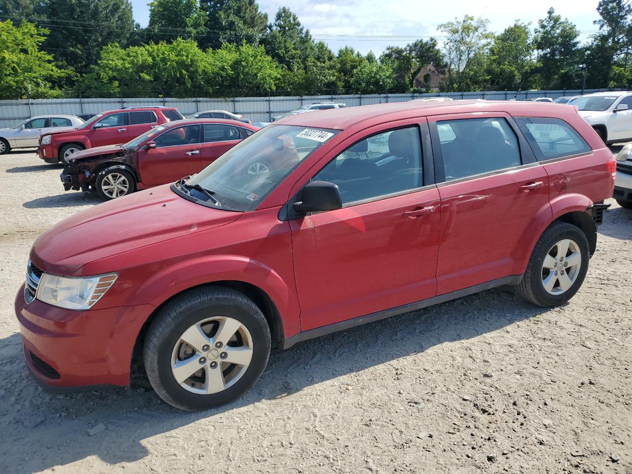 2013 Dodge Journey Se VIN: 3C4PDCAB6DT537839 Lot: 58327744