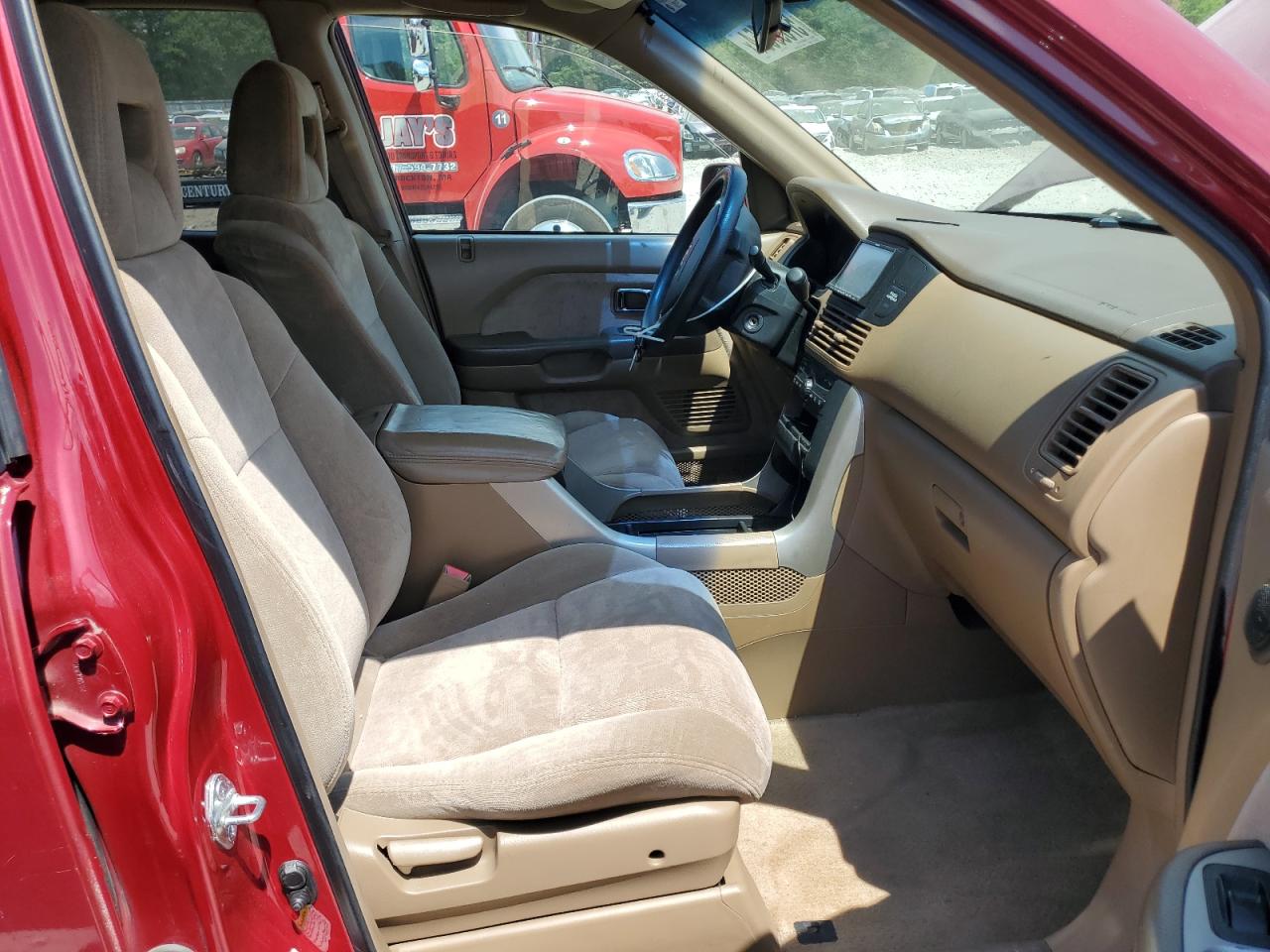 2005 Honda Pilot Ex VIN: 2HKYF18415H544046 Lot: 66875634