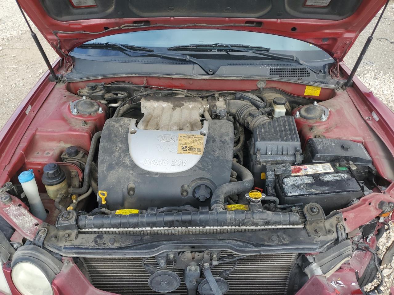 2004 Kia Optima Lx VIN: KNAGD128645312096 Lot: 59536254