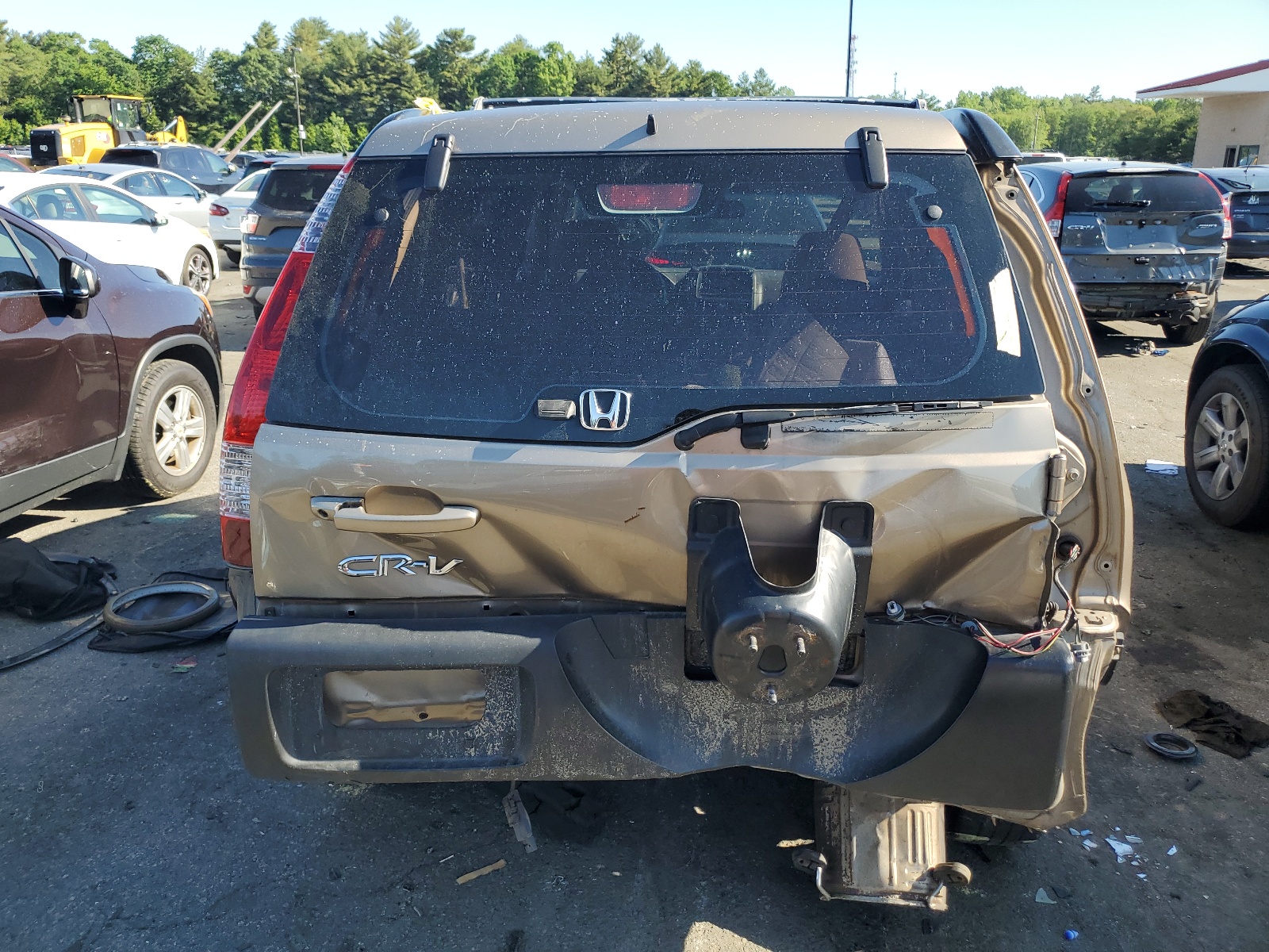 JHLRD68515C004565 2005 Honda Cr-V Lx