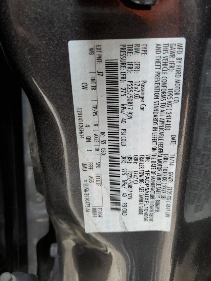 2015 Ford C-Max Se VIN: 1FADP5AUXFL104066 Lot: 57573504