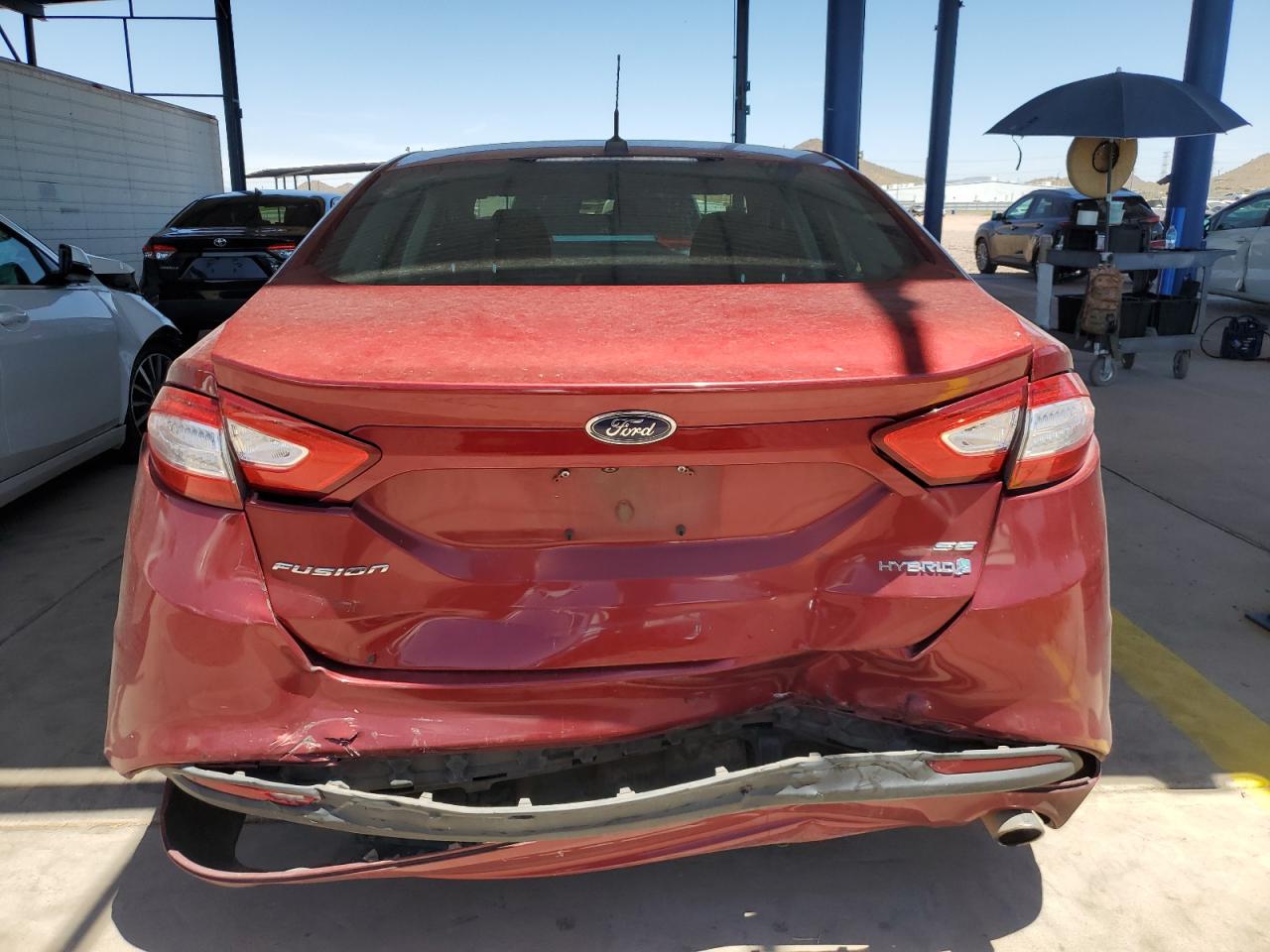 2016 Ford Fusion Se Hybrid VIN: 3FA6P0LU2GR343512 Lot: 57363384