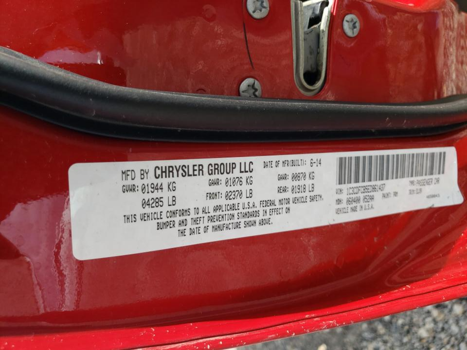 1C3CDFCB5ED861437 2014 Dodge Dart Limited