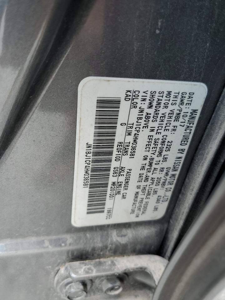 2017 Nissan Rogue Sport S VIN: JN1BJ1CP4HW036581 Lot: 59444774