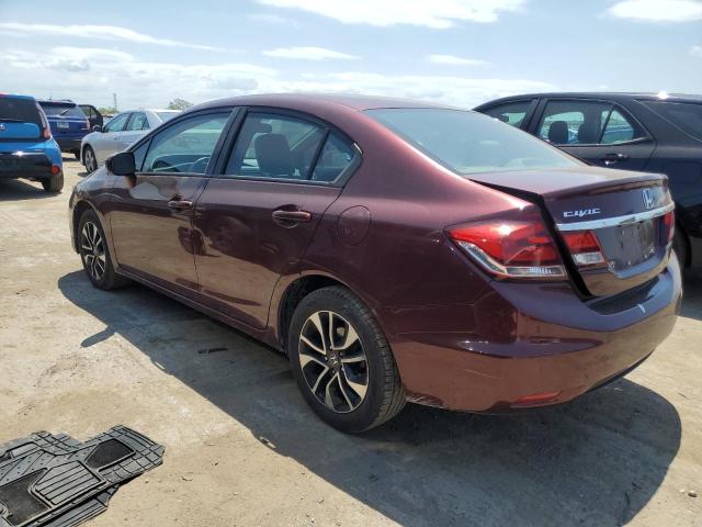 Sedans HONDA CIVIC 2014 Burgundy