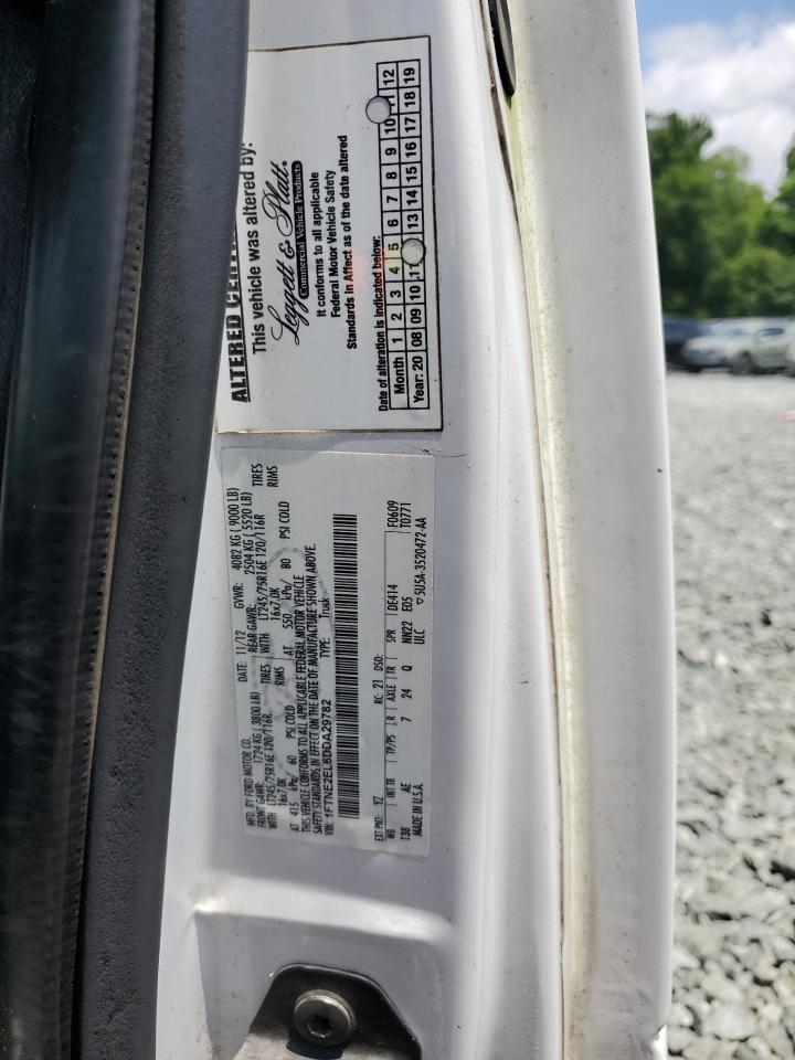 2013 Ford Econoline E250 Van VIN: 1FTNE2EL6DDA29782 Lot: 57862374