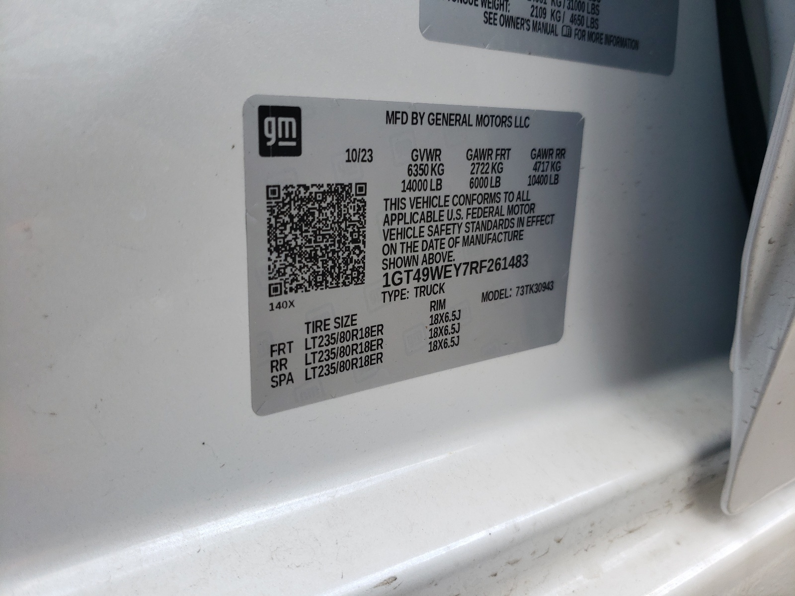 1GT49WEY7RF261483 2024 GMC Sierra K3500 Denali