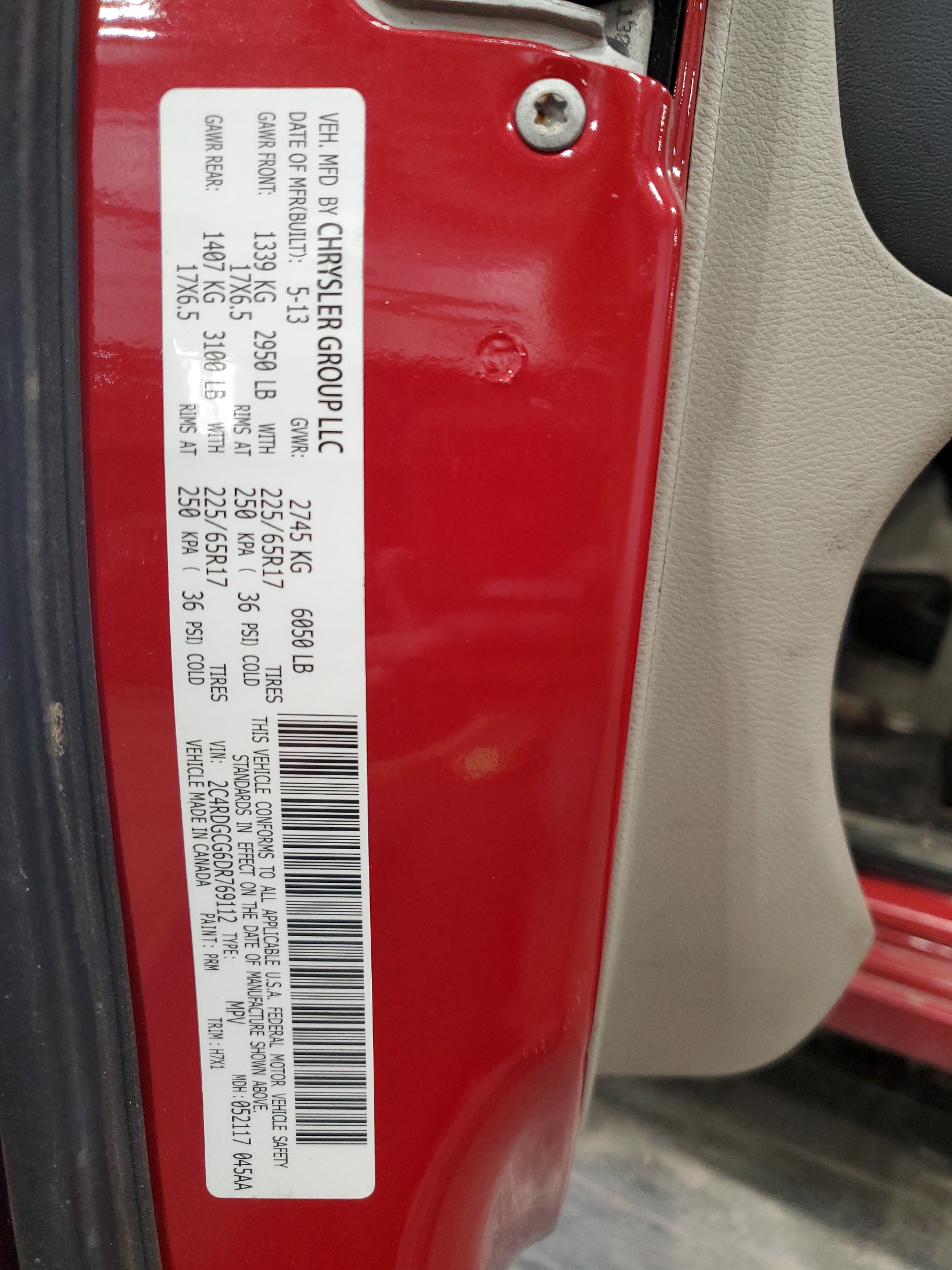 2C4RDGCG6DR769112 2013 Dodge Grand Caravan Sxt