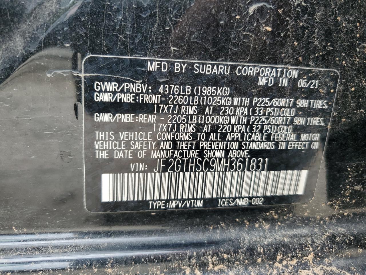 2021 Subaru XV - Image 14