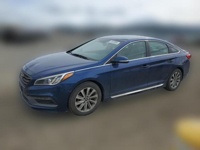  HYUNDAI SONATA 2015 Синий