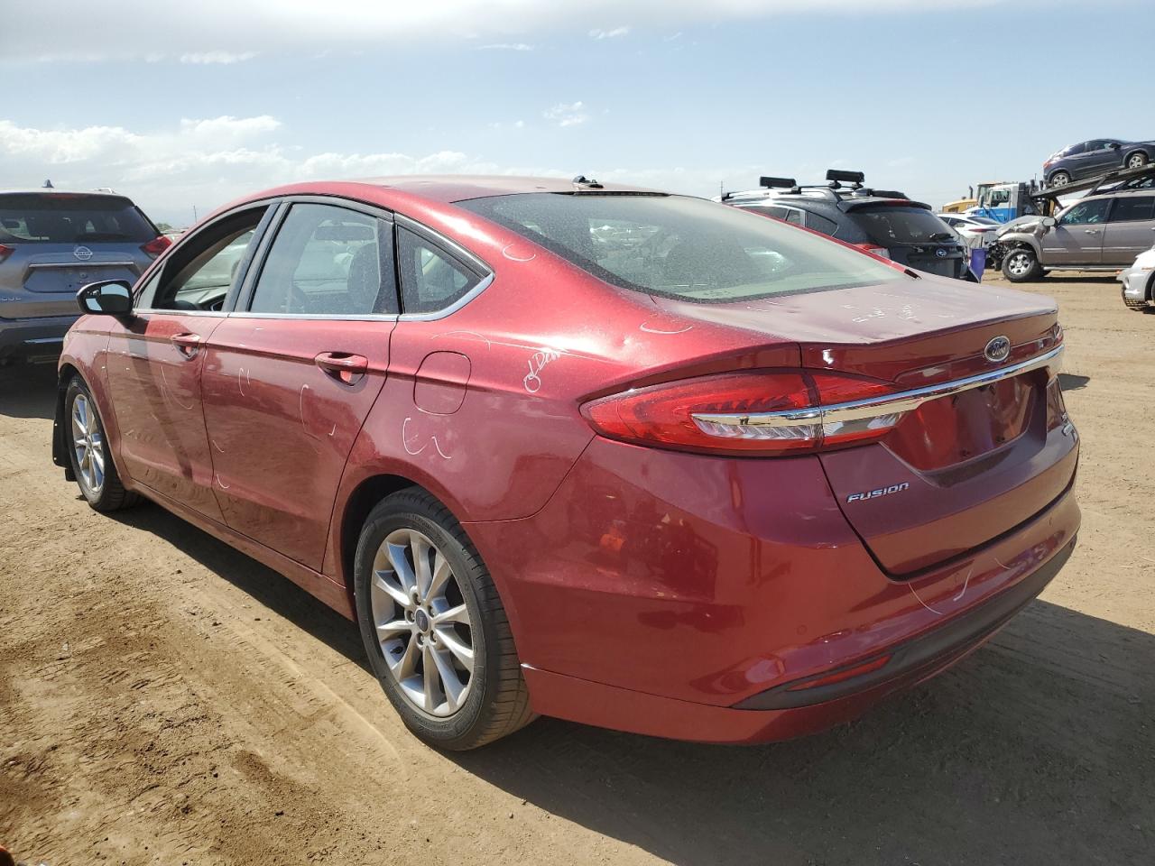 2017 Ford Fusion Se VIN: 3FA6P0HD1HR274578 Lot: 58862584