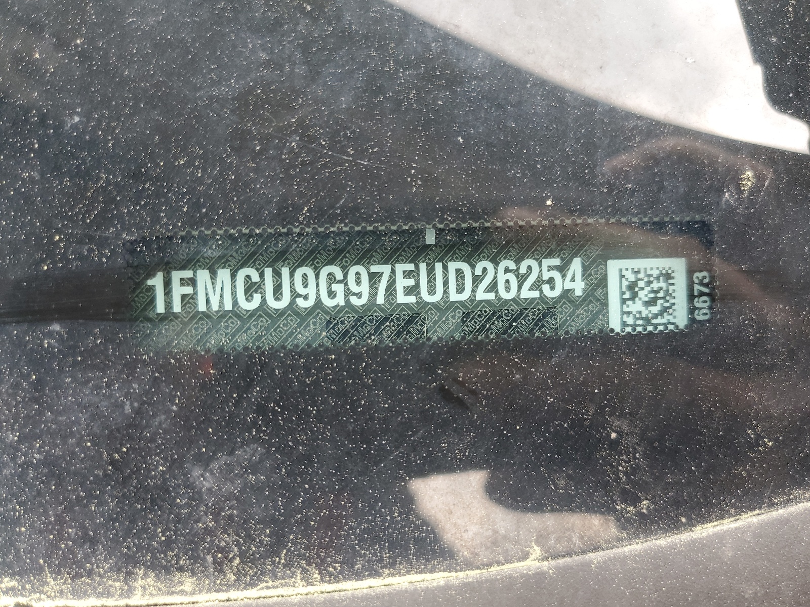 1FMCU9G97EUD26254 2014 Ford Escape Se